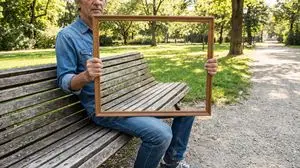 Illusion Image: Invisible Torso Cut-Out