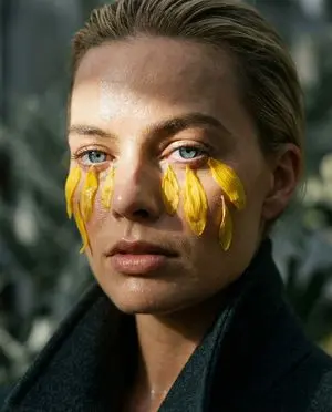 Macro Portrait with Organic Melancholy Aesthetic (JSON Format)