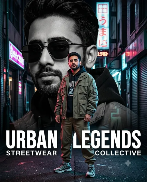 Cinematic Streetwear Fashion Poster