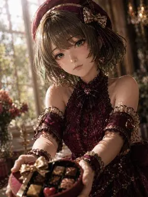 Photoreal Valentine Idol Portrait