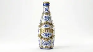Gilded Delftware Product Signature Prompt