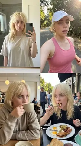 4x4 Grid Daily Routine Consistency Prompt (Sydney Sweeney)