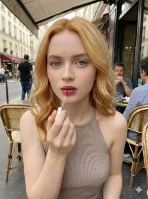 Candid Cafe Beauty Portrait (Duplicate)