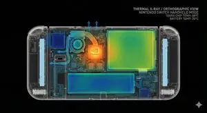 Thermal X-Ray Style Infographic Prompt (Nintendo Switch Example)