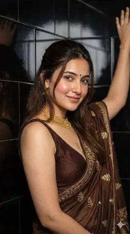 Ultra-Photorealistic Traditional Saree Portrait