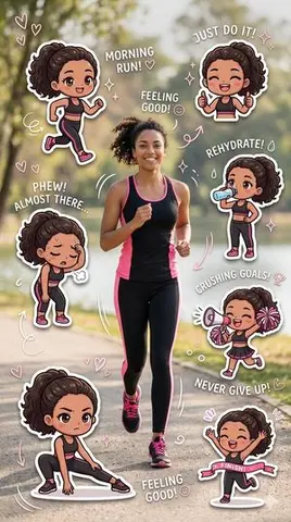 Fitness Journey Digital Collage