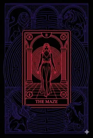 3D Effect Tarot Card Generation using Advancing/Receding Colors