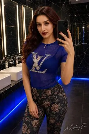 Luxury Restroom Mirror Selfie