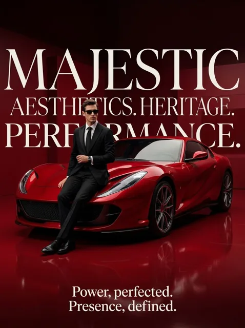 Luxury Surrealist Automotive Poster