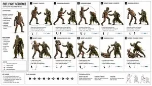 Fist-Fight Character Motion Sheet
