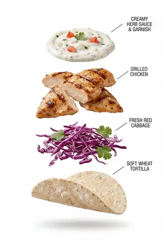 A high-quality, professional product photograph of a grilled chicken