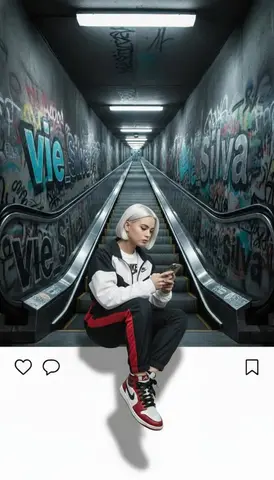 A high-definition, realistic 3D social media profile picture style