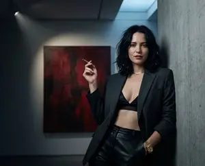Hyper-Realistic Cinematic Portrait of an Art Dealer