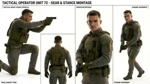 Tactical Operator Gear Montage