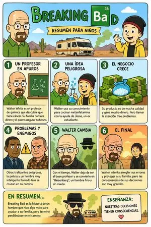 Kids' Breaking Bad Summary Poster