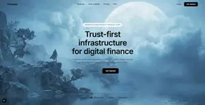 Cinematic Sci-Fi Landscape and Fintech UI Design Prompts
