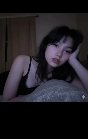 Realistic Low-Light Phone Selfie (Screen Glow)