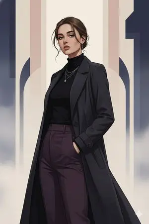 Gothic K-Drama Fusion Illustration with Identity Preservation