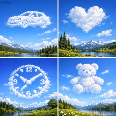ultra-realistic sky scene where soft, natural cloud formations organically
