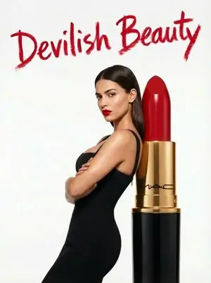 Devilish Beauty Lipstick Advertisement Prompt