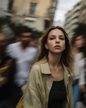 Cinematic Street Portrait with Motion Blur