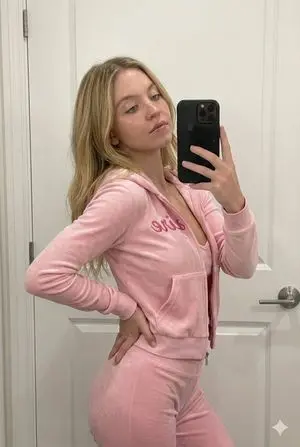 Y2K Velour Tracksuit Mirror Selfie