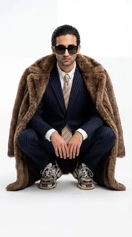 Ultra-Realistic Luxury Fashion Editorial Portrait