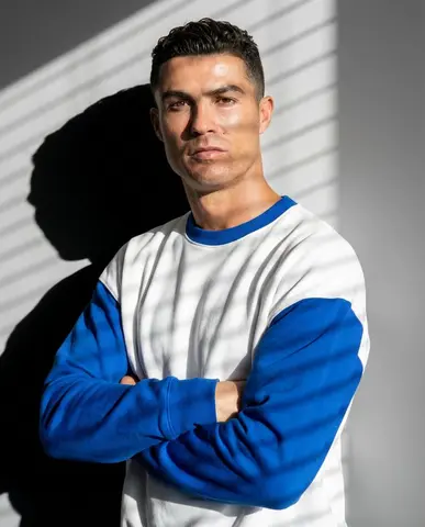 Ultra-realistic fashion studio portrait of a confident man and