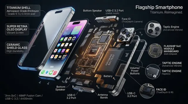 Hyperrealistic 3D radial exploded view of [PRODUCT] [NUMBER] components