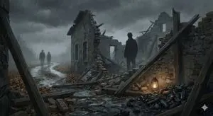 Cinematic illustration of a poem