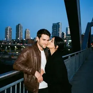Ultra Analog Film Candid Romance Scene