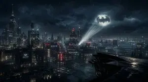 Gotham City Night Background