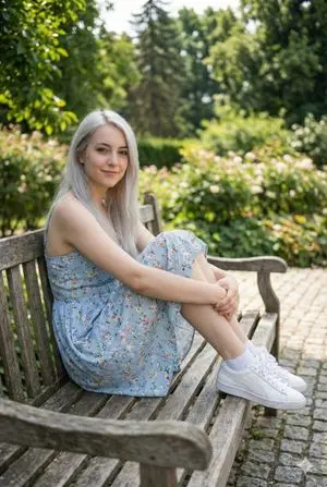 Photorealistic Summer Park Portrait
