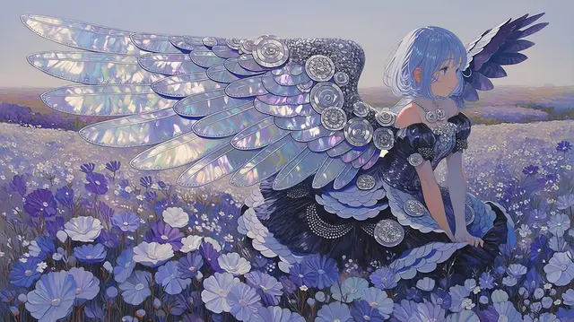 Mother-Of-Pearl Iridescent Wings