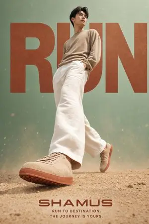 Lifestyle Sneaker Editorial Poster