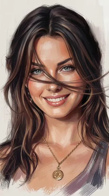 Profile / Avatar - Expressive Painterly Realistic Hybrid Portrait