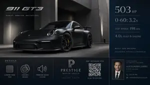 Luxury GT3 Dealership Poster
