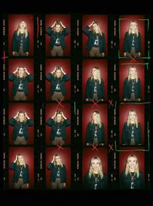 2000s Analog Film Contact Sheet Portrait Prompt