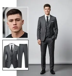 Ultra-realistic Full-Body Fashion Studio Portrait