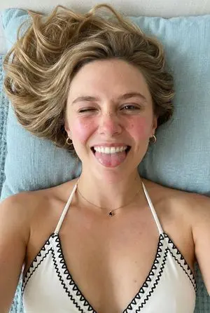 Overhead Playful Portrait (Blonde Hair Variant)