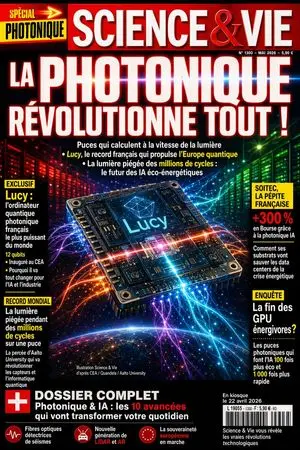 Futuristic Photonics Magazine Cover