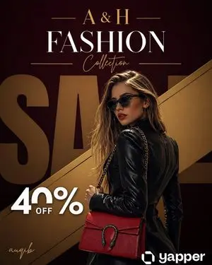 Luxury Fashion Sale Poster