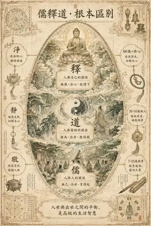 Philosophical Concept Infographic Manuscript