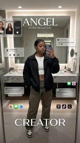 Digital Creator Mirror Selfie Poster