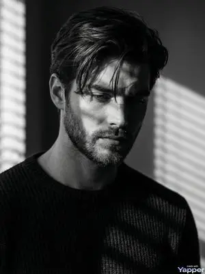 Film Noir Cinematic Black and White Portrait