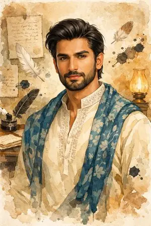 South Asian Male Character Illustration Prompt for Gemini Nano Banana Pro