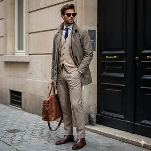 Stylish European Street Portrait