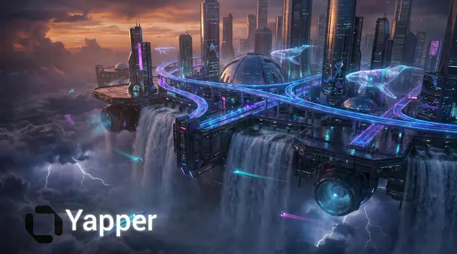 Cyberpunk Floating Megacity