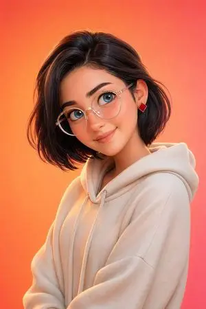 Pixar-Style 3D Character Portrait