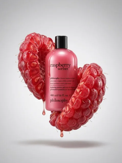Raspberry Shell Product Photography
